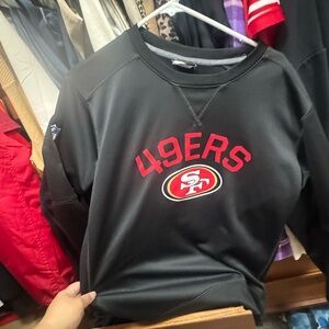 Nike NFL 49ers Black Crewneck Sweater